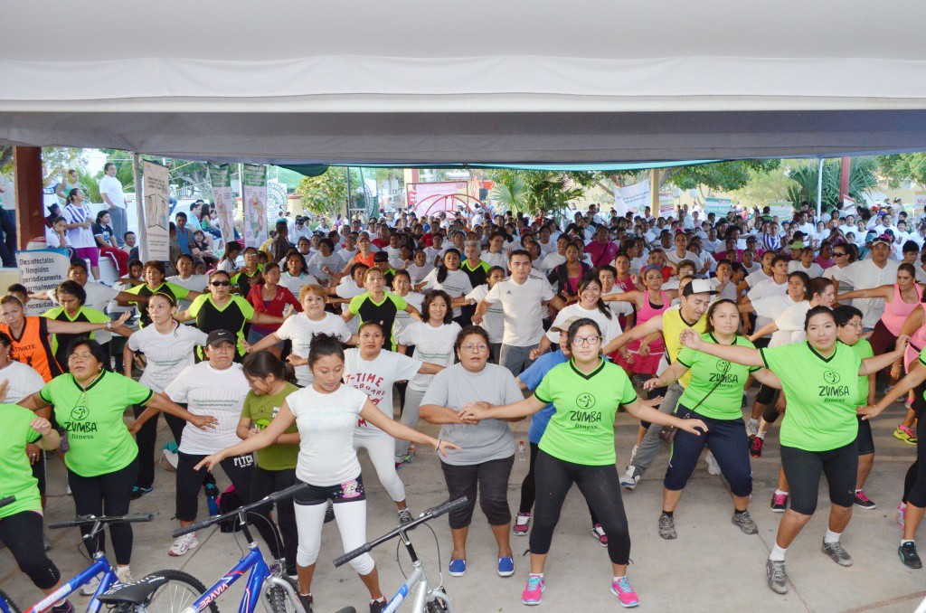 Conmemoran el Día Mundial de la Salud en el estadio Salvador Alvarado Conmemoran el Día Mundial de la Salud en el estadio Salvador Alvarado