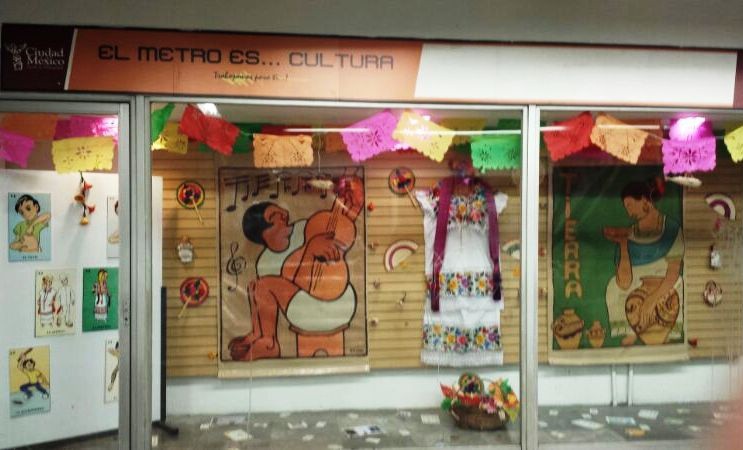 Patrimonio Cultural de Yucatán en estación del Metro del DF Patrimonio Cultural de Yucatán en estación del Metro del DF