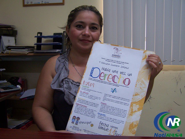 Invitan a niños del oriente a concurso literario de la CODHEY. Invitan a niños del oriente a concurso literario de la CODHEY.