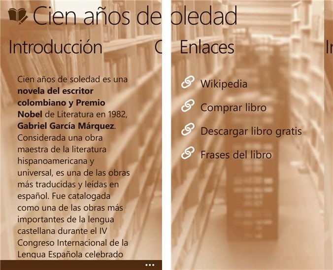 Nokia crea una aplicación del libro Cine Años de Soledad Nokia crea una aplicación del libro Cine Años de Soledad