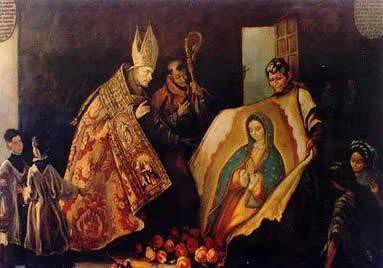 Los colores de la imagen guadalupana, coloridos después de muchos siglos. Los colores de la imagen guadalupana, coloridos después de muchos siglos.