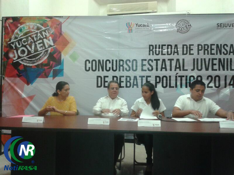 Anuncia Sejuve concurso estatal juvenil de debate Anuncia Sejuve concurso estatal juvenil de debate