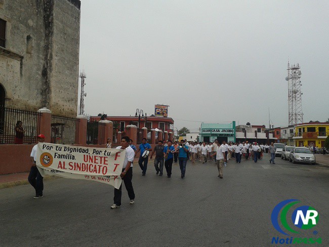 Trabajadores de Tizimín exigen una mayor retribución Trabajadores de Tizimín exigen una mayor retribución