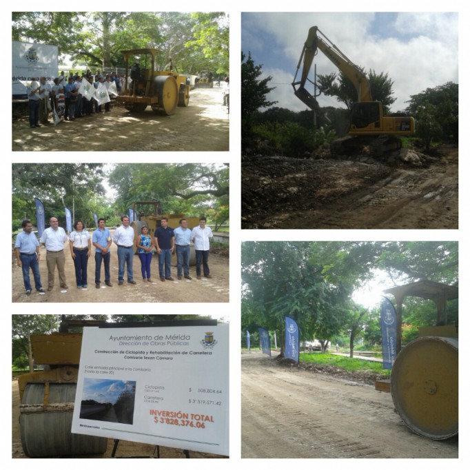 Inician trabajos de construcción en la comisaría meridana de Texán Cámara Inician trabajos de construcción en la comisaría meridana de Texán Cámara