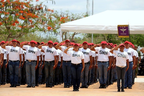 Inician su servicio militar 603 jóvenes y 18 mujeres voluntarias Inician su servicio militar 603 jóvenes y 18 mujeres voluntarias