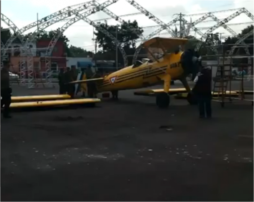Seguridad e invitados no oficiales en la muestra de las Fuerzas armadas