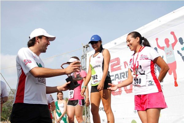 Todo listo para la carrera "UVM" en el Paseo Verde Todo listo para la carrera "UVM" en el Paseo Verde
