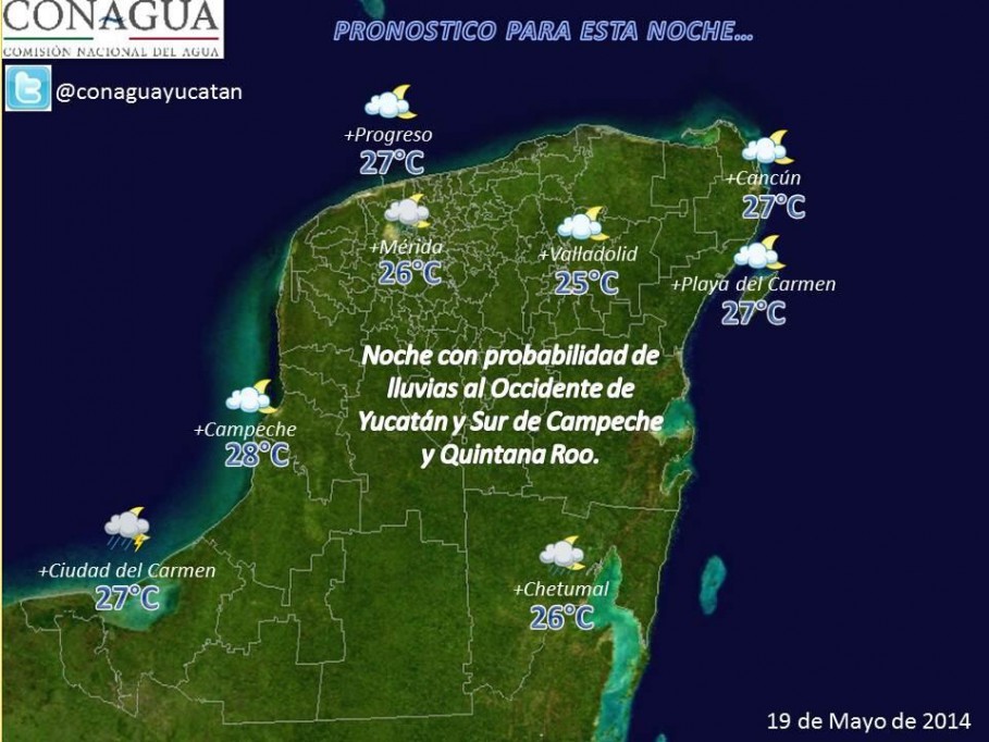 Continuarán condiciones de cielo nublado y lluvias Continuarán condiciones de cielo nublado y lluvias
