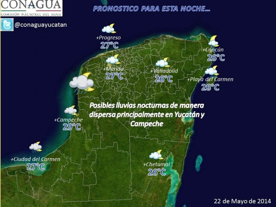 Prevalecen las condiciones calurosas con precipitaciones Prevalecen las condiciones calurosas con precipitaciones