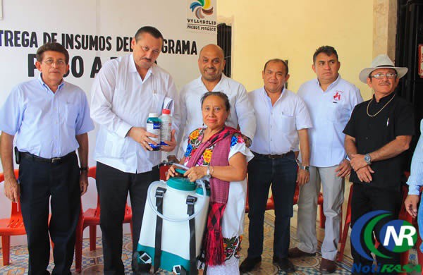 Entregan insumos a productores vallisoletanos Entregan insumos a productores vallisoletanos