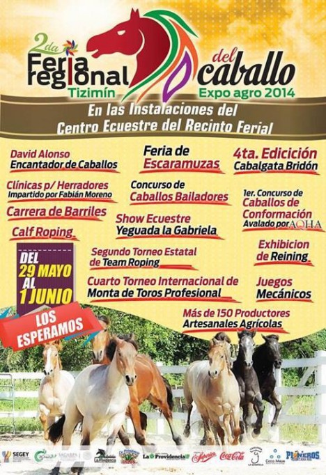 A punto de arrancar la 2ª Feria Regional del Caballo Tizimín Expo Agro 2014 A punto de arrancar la 2ª Feria Regional del Caballo Tizimín Expo Agro 2014