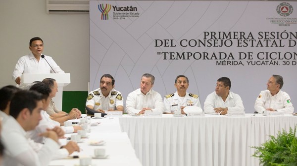 Yucatán, preparado para la temporada de huracanes Yucatán, preparado para la temporada de huracanes