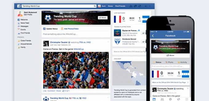 Twitter y Facebook se modifican para el Mundial Brasil 2014 Twitter y Facebook se modifican para el Mundial Brasil 2014