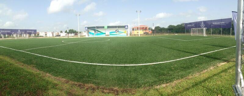 Inauguran cancha de fútbol 7 en el fraccionamiento Las Américas Inauguran cancha de fútbol 7 en el fraccionamiento Las Américas