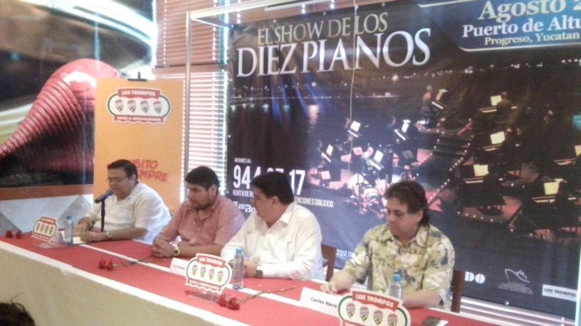 Sergio Esquivel estará como invitado especial en el concierto de los 10 pianos Sergio Esquivel estará como invitado especial en el concierto de los 10 pianos