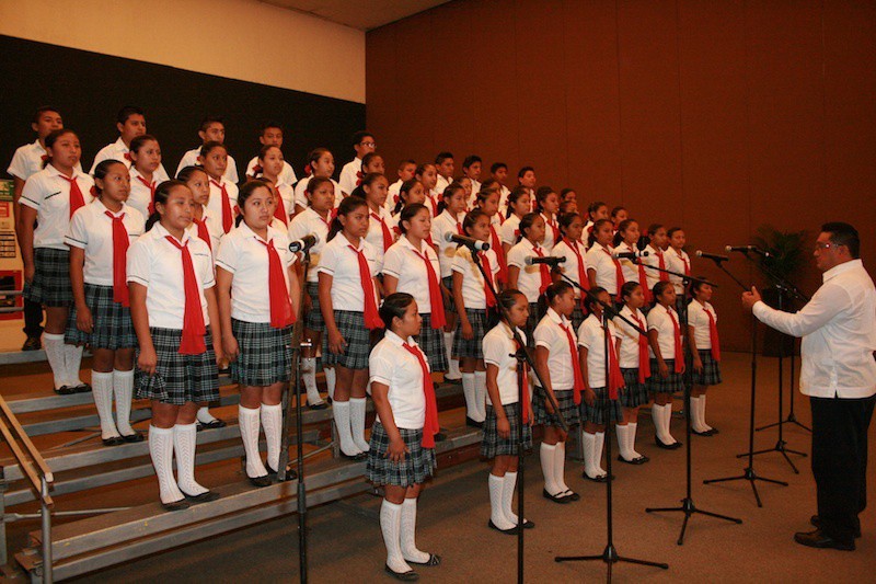 La Secundaria Federal No.1 gana el concurso estatal de interpretación del Himno Nacional La Secundaria Federal No.1 gana el concurso estatal de interpretación del Himno Nacional