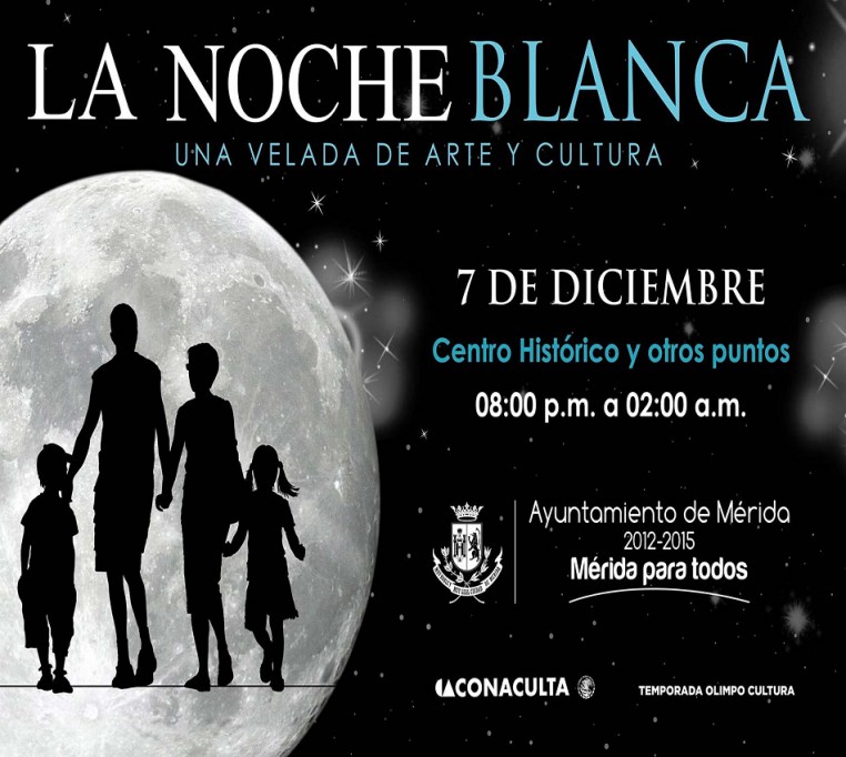 Recibe 42 mil visitas La Noche Blanca Recibe 42 mil visitas La Noche Blanca