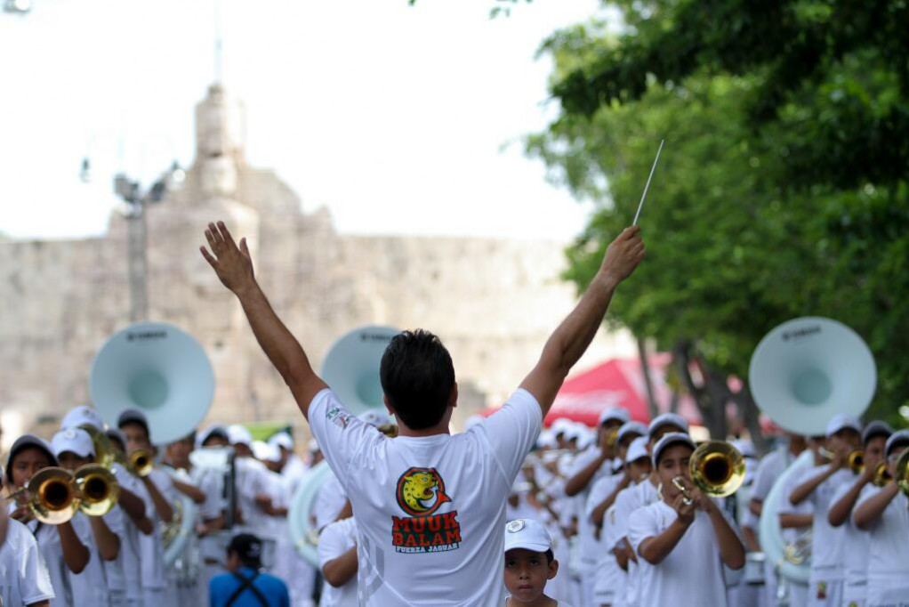 Presentan la banda de música del CEPREDEY Presentan la banda de música del CEPREDEY