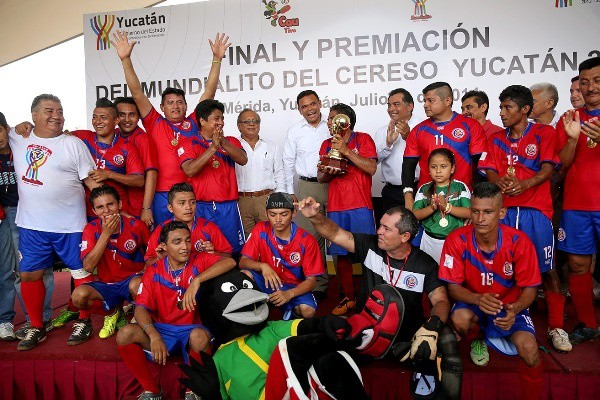 Costa Rica gana el Mundialito de Fútbol del Cereso Costa Rica gana el Mundialito de Fútbol del Cereso