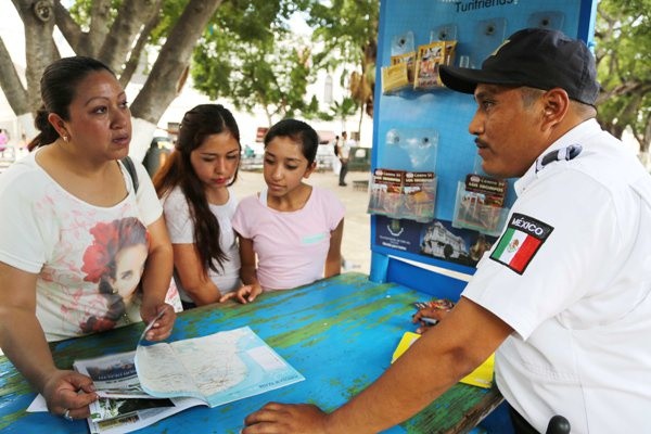 La policía turística meridana se reporta lista para período vacacional La policía turística meridana se reporta lista para período vacacional