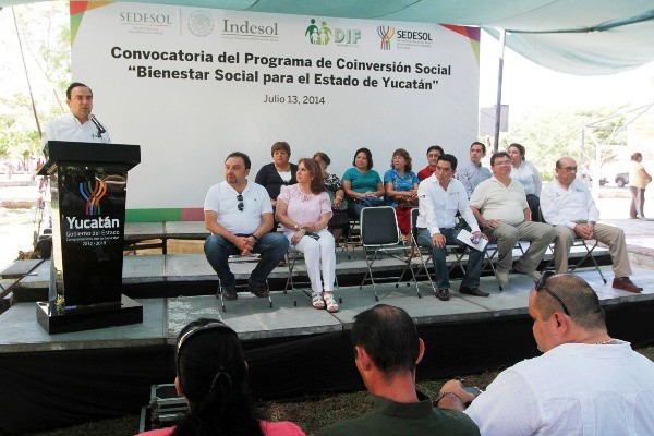 Presentan programa "Bienestar Social" para Yucatán Presentan programa "Bienestar Social" para Yucatán