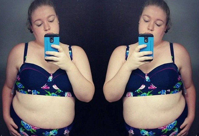 Instagram por segunda vez borra la imagen de una chica con sobrepeso Instagram por segunda vez borra la imagen de una chica con sobrepeso