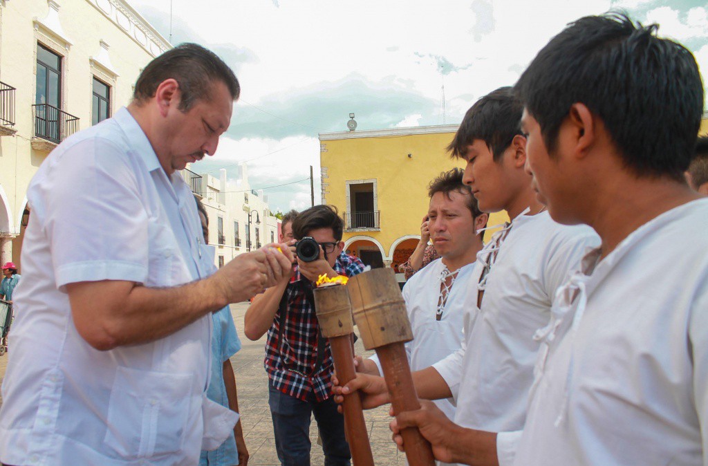 Valladolid participa en el 167 Aniversario de la Guerra Social Maya celebrada en Tihosuco Valladolid participa en el 167 Aniversario de la Guerra Social Maya celebrada en Tihosuco