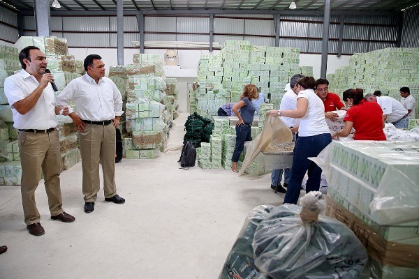 Listos 62,627 paquetes de Bienestar Escolar Listos 62,627 paquetes de Bienestar Escolar