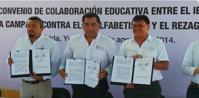 Suman esfuerzos para abatir el analfabetismo en Yucatán Suman esfuerzos para abatir el analfabetismo en Yucatán