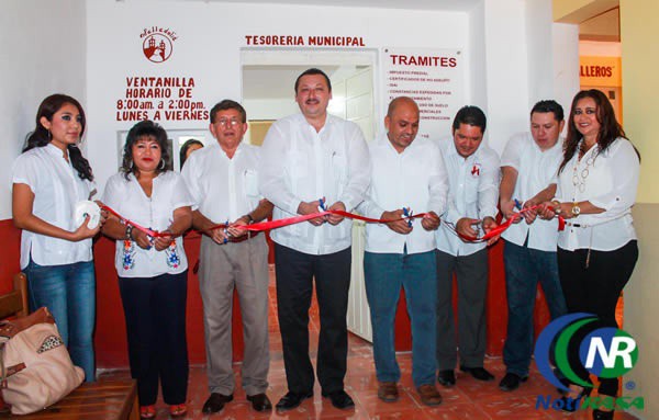 Inauguran ventanilla de Tesorería Municipal de Valladolid Inauguran ventanilla de Tesorería Municipal de Valladolid