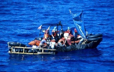 Rescatan a 17 balseros cubanos, dos perdieron la vida Rescatan a 17 balseros cubanos, dos perdieron la vida