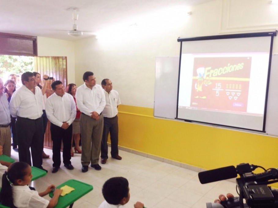 Digitalizan 12 aulas en primaria de Kanasín Digitalizan 12 aulas en primaria de Kanasín
