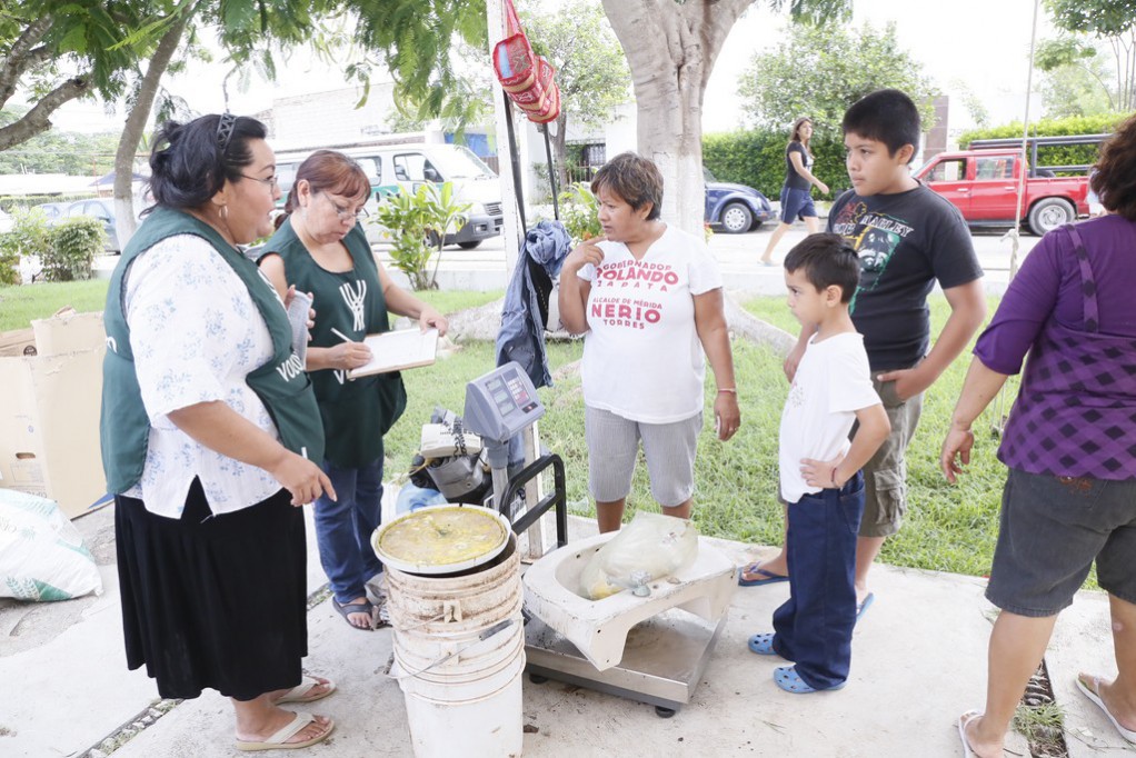 El programa Recicla Por Tu Bienestar” se realizo en la colonia Cordemex El programa Recicla Por Tu Bienestar” se realizo en la colonia Cordemex