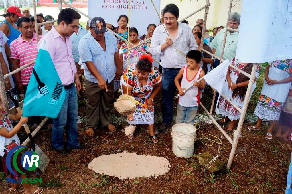 Migrantes de Ticul y Sacalum dotan a sus comunidades de infraestructura social Migrantes de Ticul y Sacalum dotan a sus comunidades de infraestructura social
