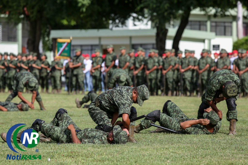 Inician jóvenes su servicio militar Inician jóvenes su servicio militar