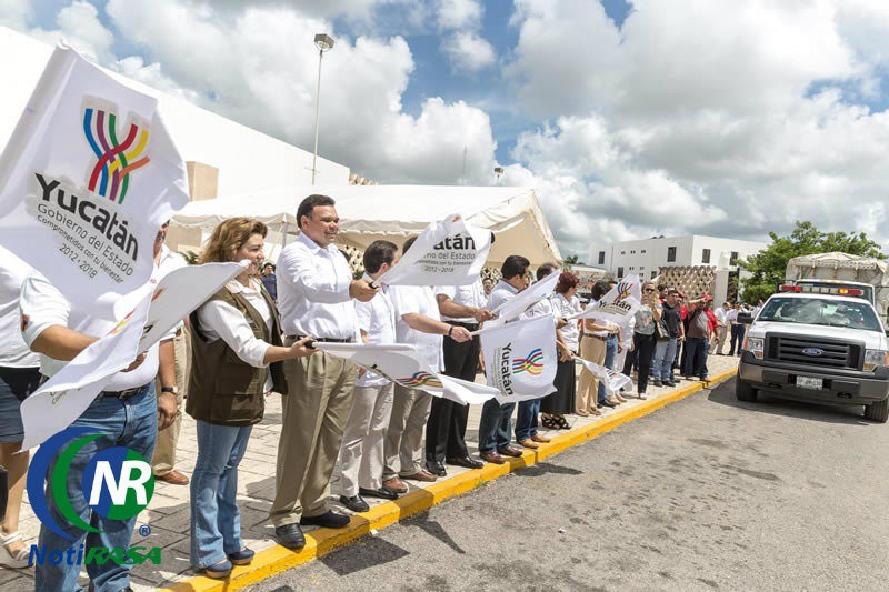 Manda Yucatán 78 toneladas de ayuda a afectados por “Odile” Manda Yucatán 78 toneladas de ayuda a afectados por “Odile”