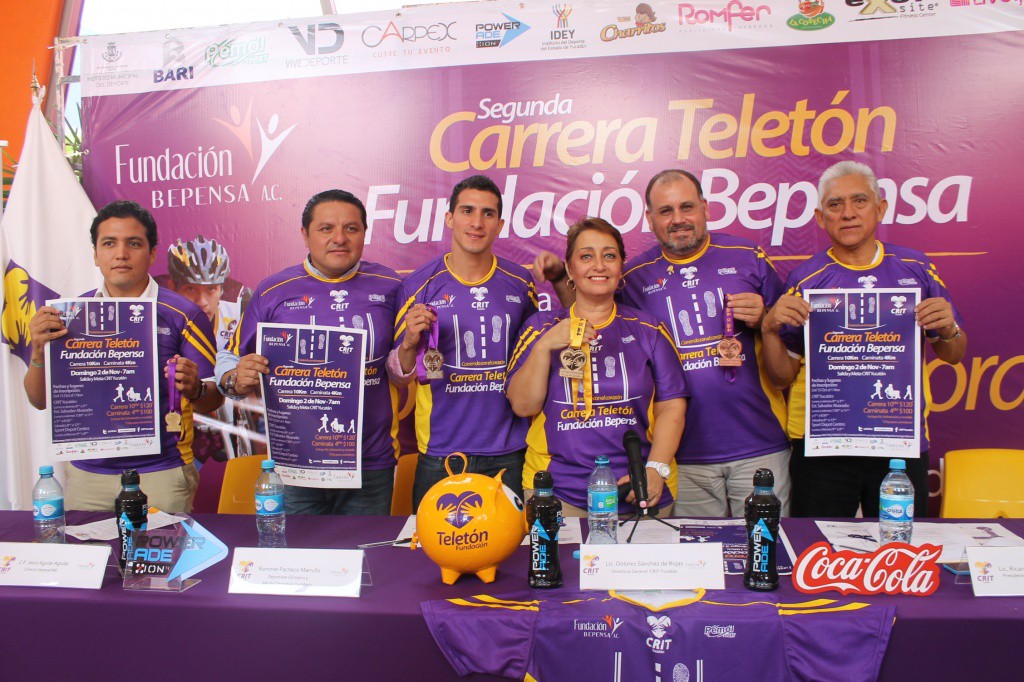 Presentan de la segunda "Carrera Teletón Fundación Bepensa" Presentan de la segunda "Carrera Teletón Fundación Bepensa"
