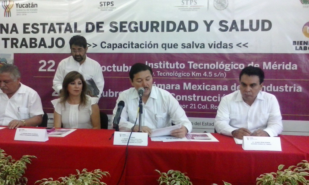 Presentan la Semana Estatal de Seguridad y Salud en el Trabajo 2014 Presentan la Semana Estatal de Seguridad y Salud en el Trabajo 2014
