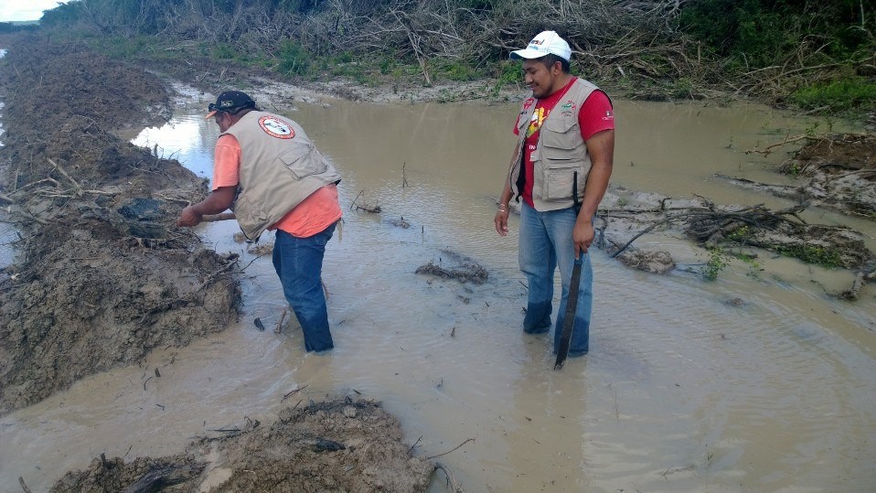 Trabajos en el cono sur de la entidad evitan inundaciones Trabajos en el cono sur de la entidad evitan inundaciones