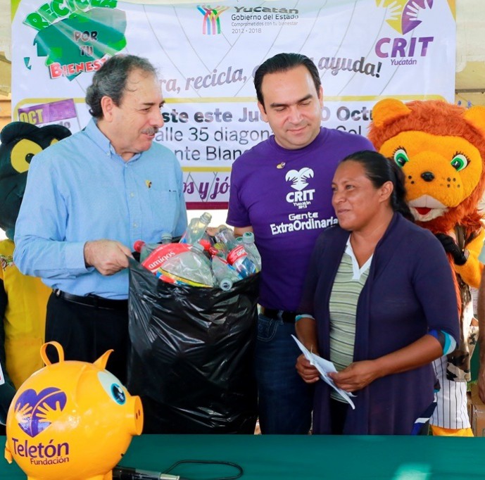 Reciclando también se puede ayudar al CRIT Reciclando también se puede ayudar al CRIT