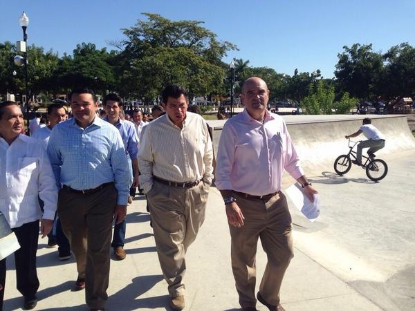 Inauguran los recién remodelados parque y mercado de la colonia Alemán Inauguran los recién remodelados parque y mercado de la colonia Alemán