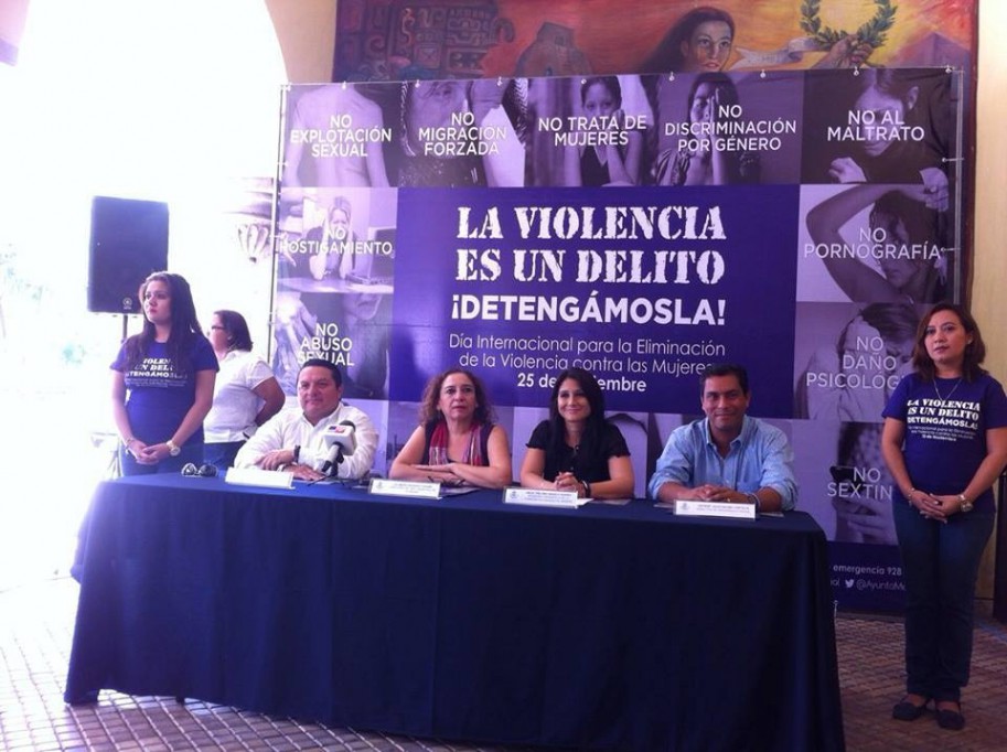 Promueven acciones para eliminar la violencia en contra de las mujeres Promueven acciones para eliminar la violencia en contra de las mujeres