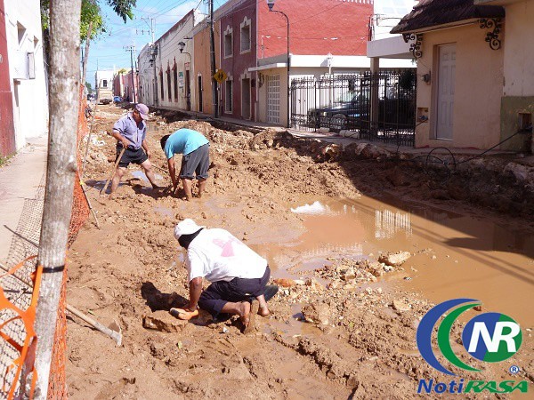 Persisten fugas por trabajos en Centro Histórico de Valladolid Persisten fugas por trabajos en Centro Histórico de Valladolid