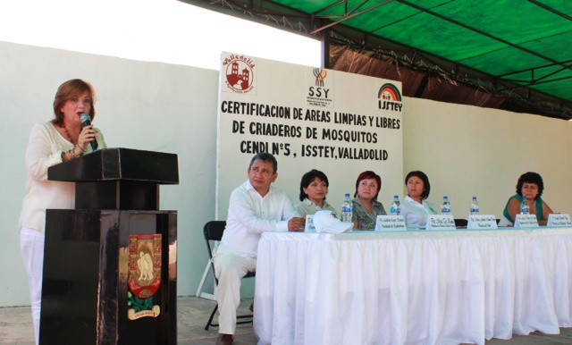 Certifican a Cendi de Valladolid como edificio libre del mosco del dengue Certifican a Cendi de Valladolid como edificio libre del mosco del dengue
