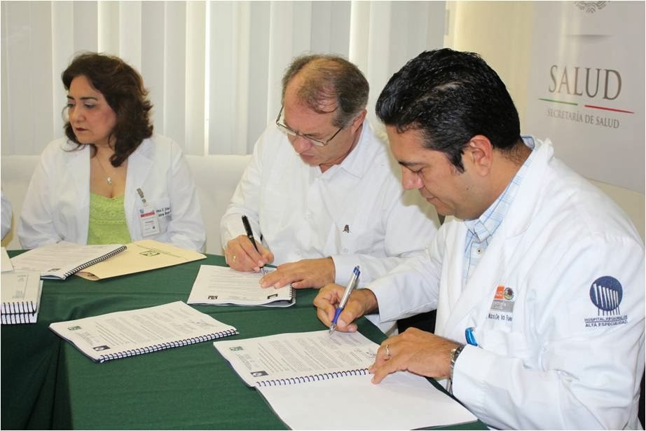 Celebran convenio IMSS Yucatán y el Hospital Regional de Alta Especialidad de la Península de Yucatán Celebran convenio IMSS Yucatán y el Hospital Regional de Alta Especialidad de la Península de Yucatán