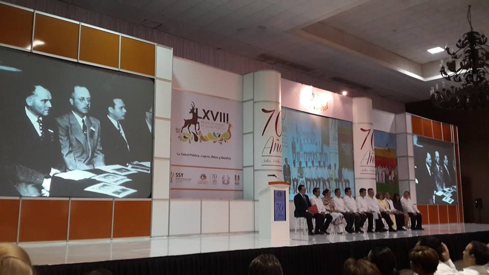 Celebra su 70 aniversario la Asociación Mexicana de Salud Pública en Mérida Celebra su 70 aniversario la Asociación Mexicana de Salud Pública en Mérida