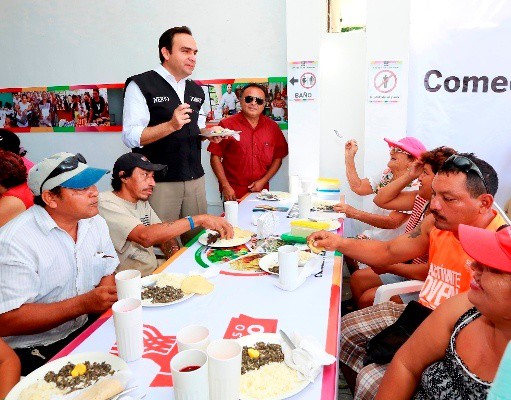 Ponen en marcha décimo sexto "Comedor del Bienestar" Ponen en marcha décimo sexto "Comedor del Bienestar"