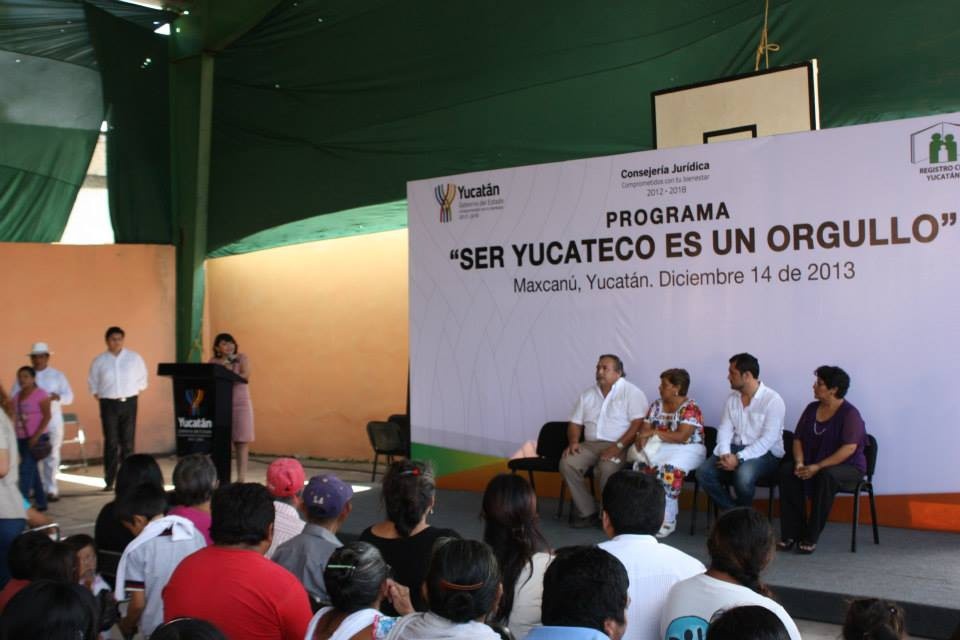 Brinda certeza e identidad jurídica a más personas campaña "Ser yucateco es un orgullo" Brinda certeza e identidad jurídica a más personas campaña "Ser yucateco es un orgullo"