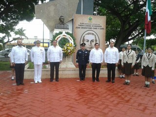 Conmemoran el CLXVI aniversario luctuoso de Juan Cano y Cano Conmemoran el CLXVI aniversario luctuoso de Juan Cano y Cano
