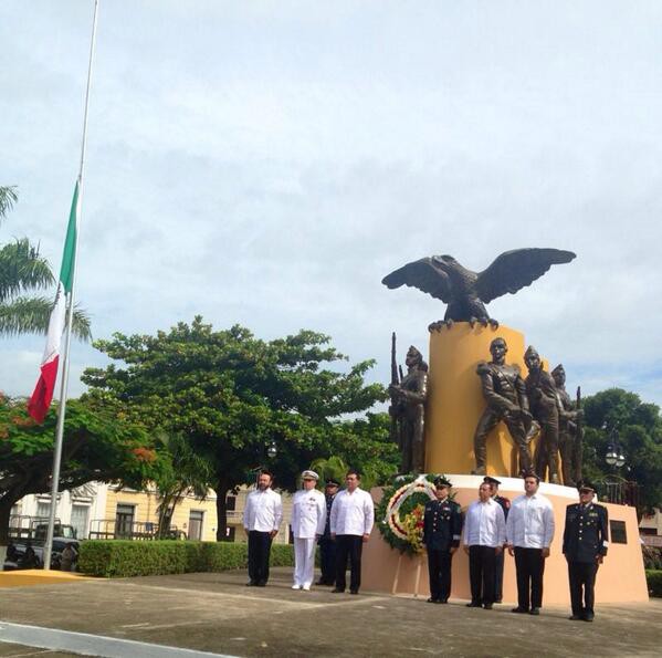 Conmemoran a los niños héroes de Chapultepec Conmemoran a los niños héroes de Chapultepec